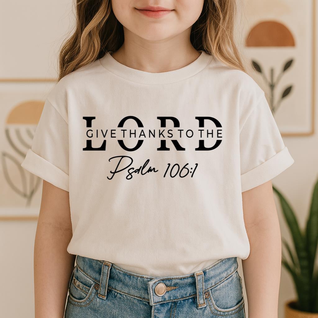 Give Thanks To The Lord Psalm 106.1 01