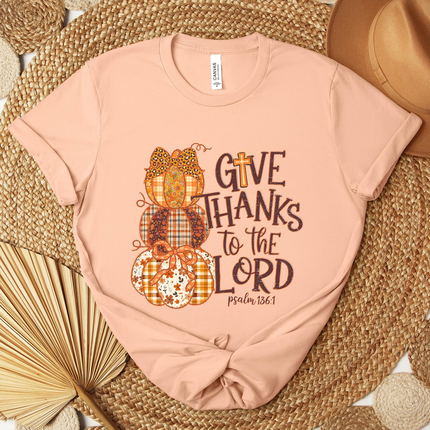 Give Thanks To The Lord Psalm 136.1 02 Premium T-shirt