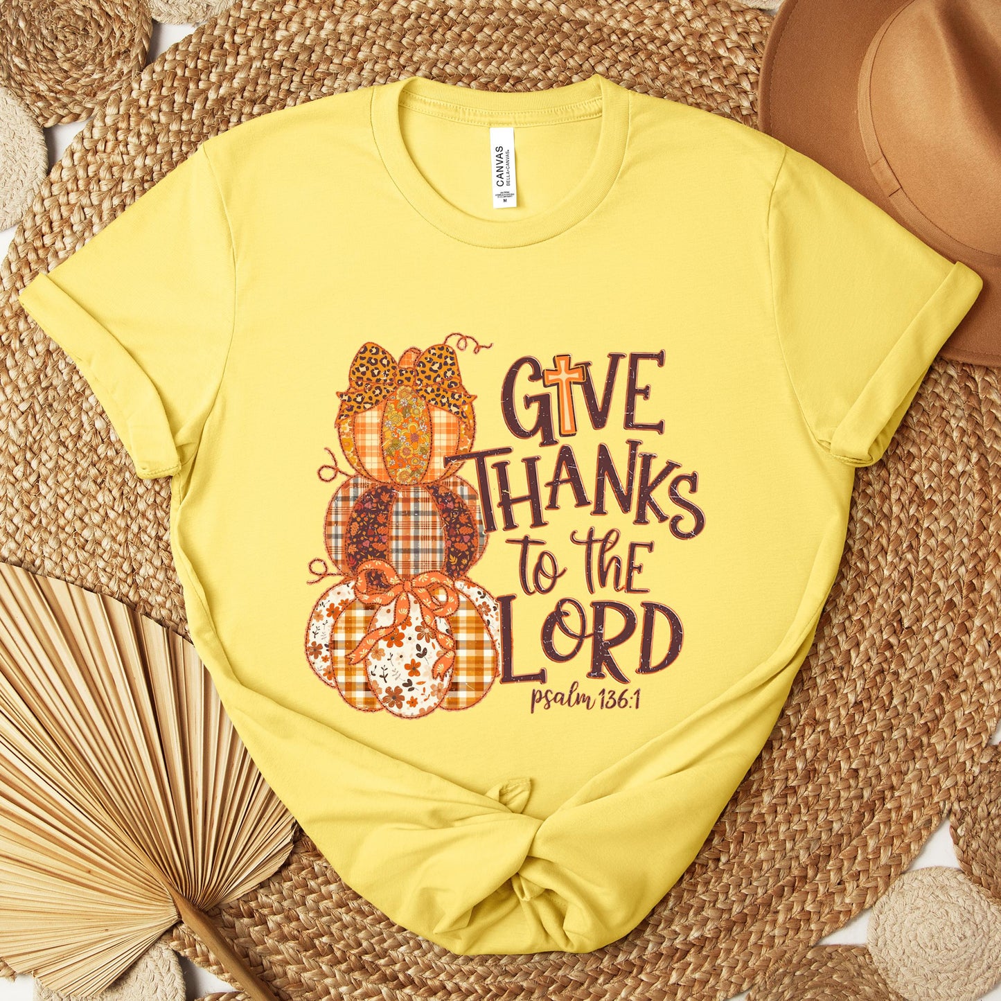 Give Thanks To The Lord Psalm 136.1 02 Premium T-shirt