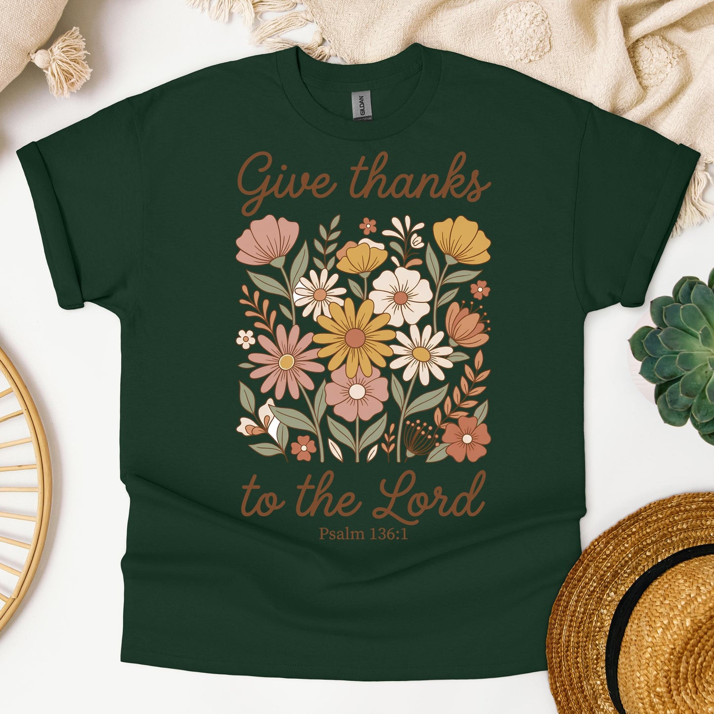 Give Thanks To The Lord Psalm 136.1 04
