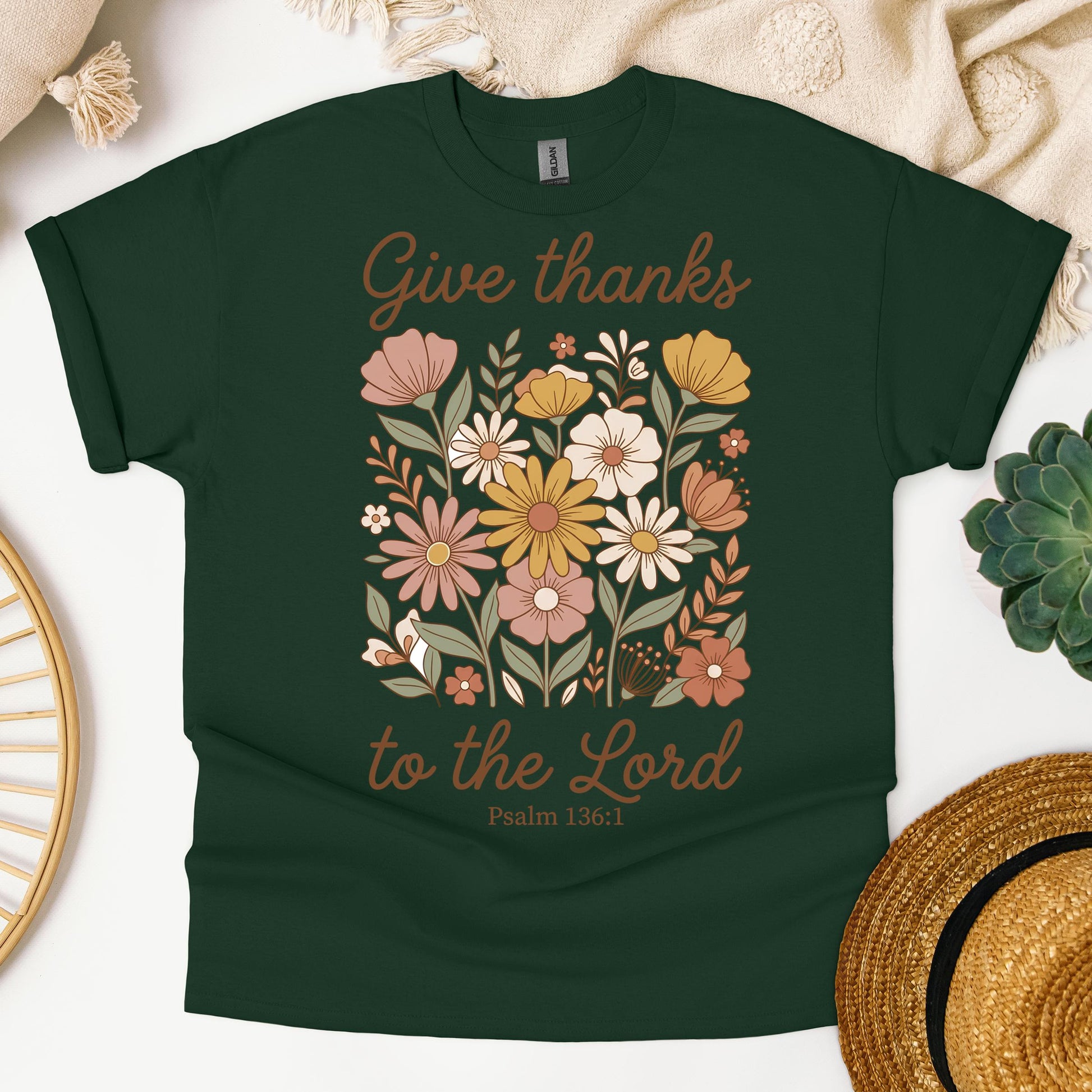 Give Thanks To The Lord Psalm 136.1 04
