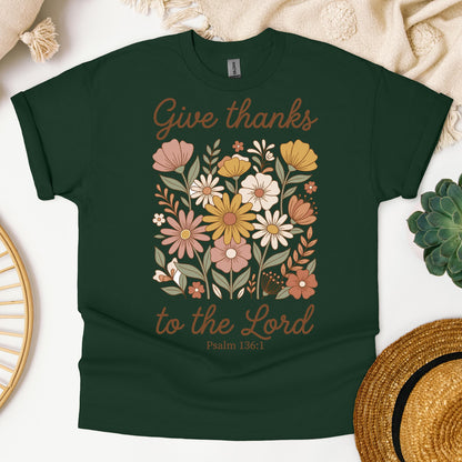 Give Thanks To The Lord Psalm 136.1 04