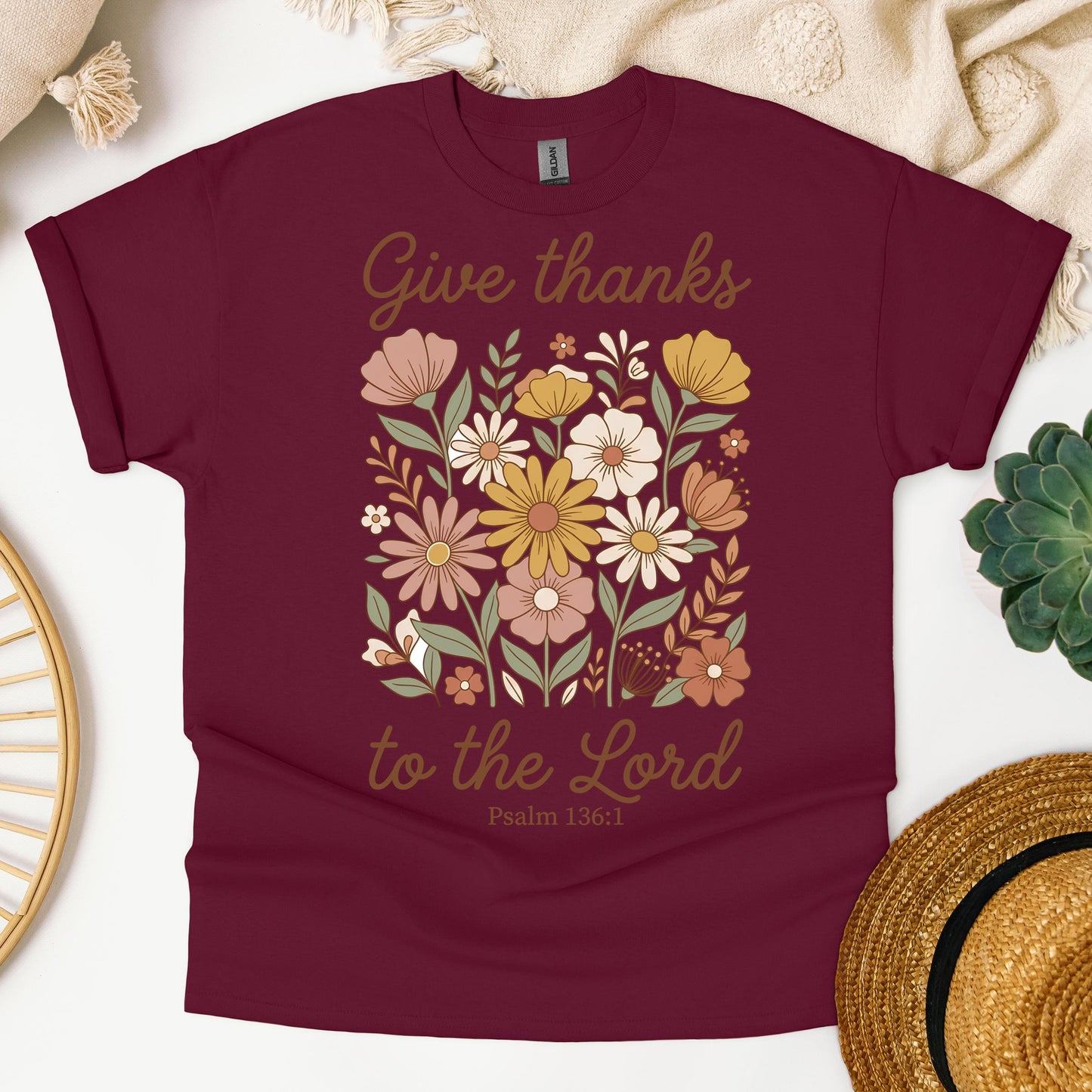 Give Thanks To The Lord Psalm 136.1 04