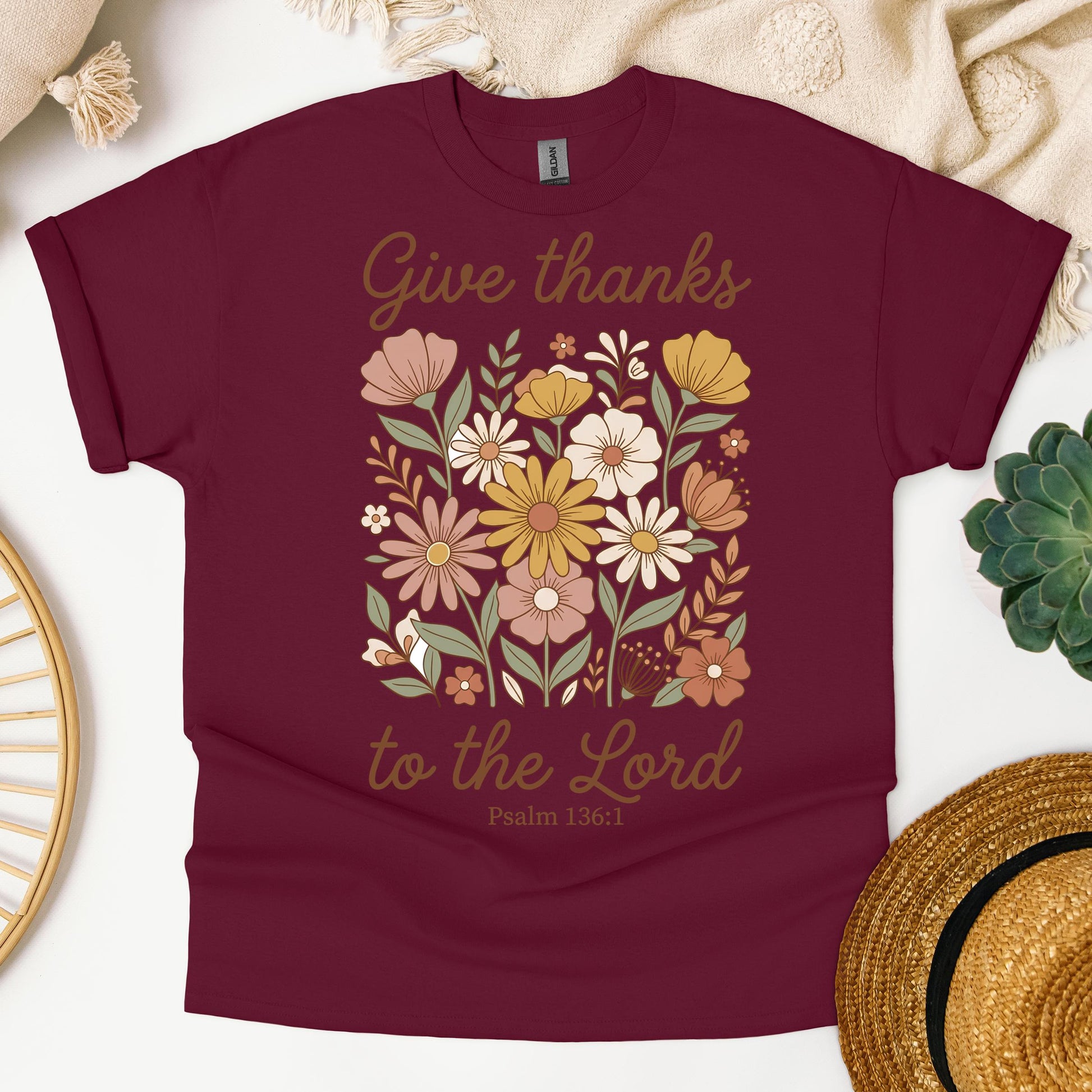 Give Thanks To The Lord Psalm 136.1 04