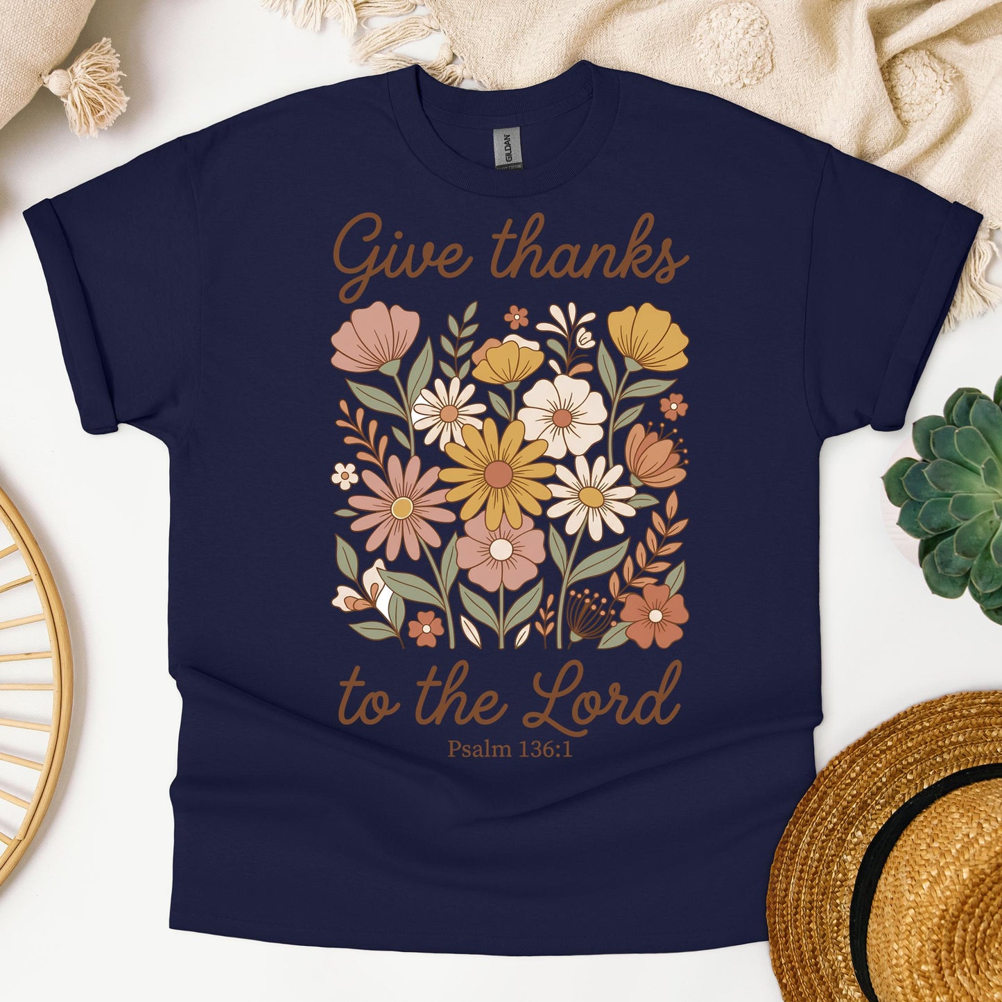 Give Thanks To The Lord Psalm 136.1 04