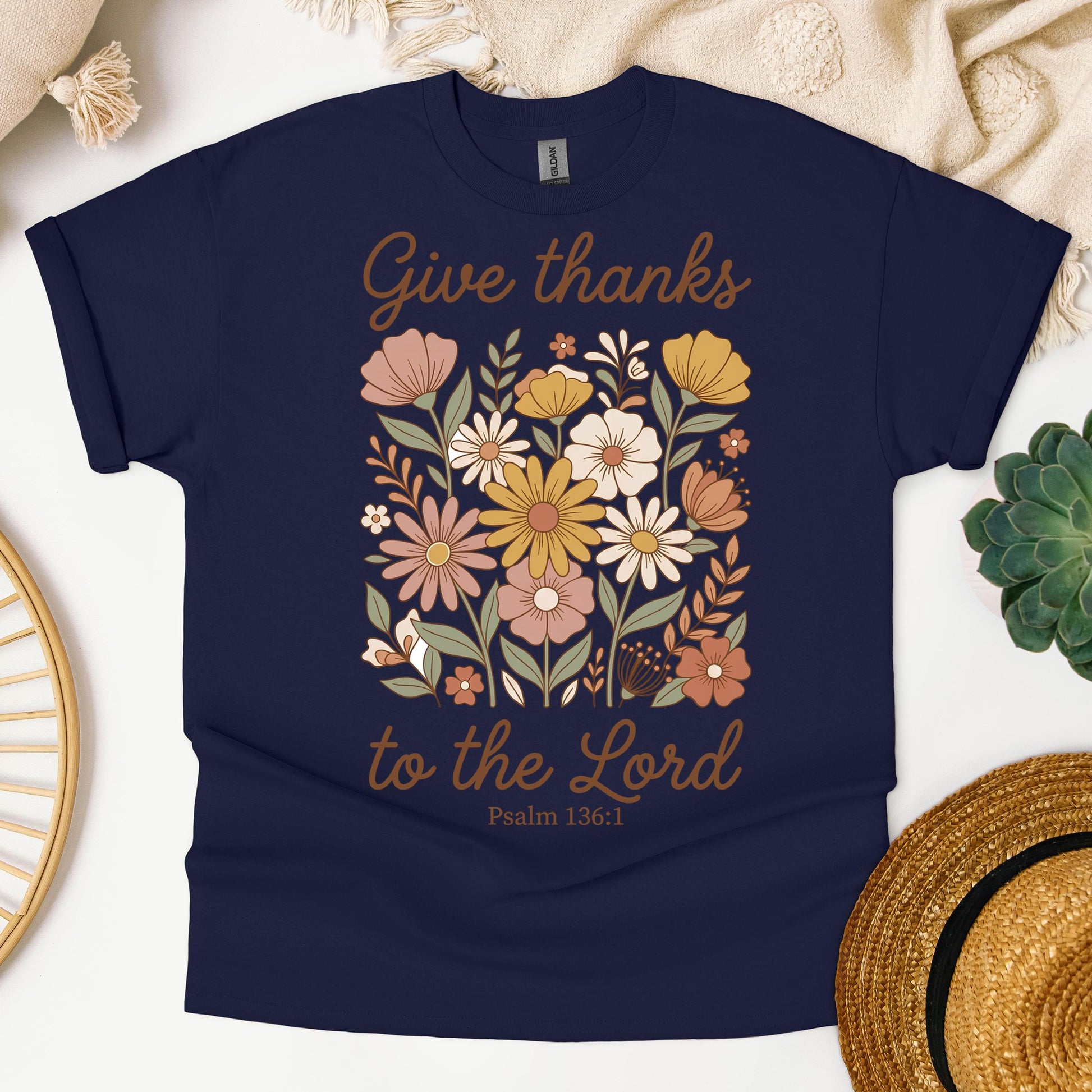 Give Thanks To The Lord Psalm 136.1 04