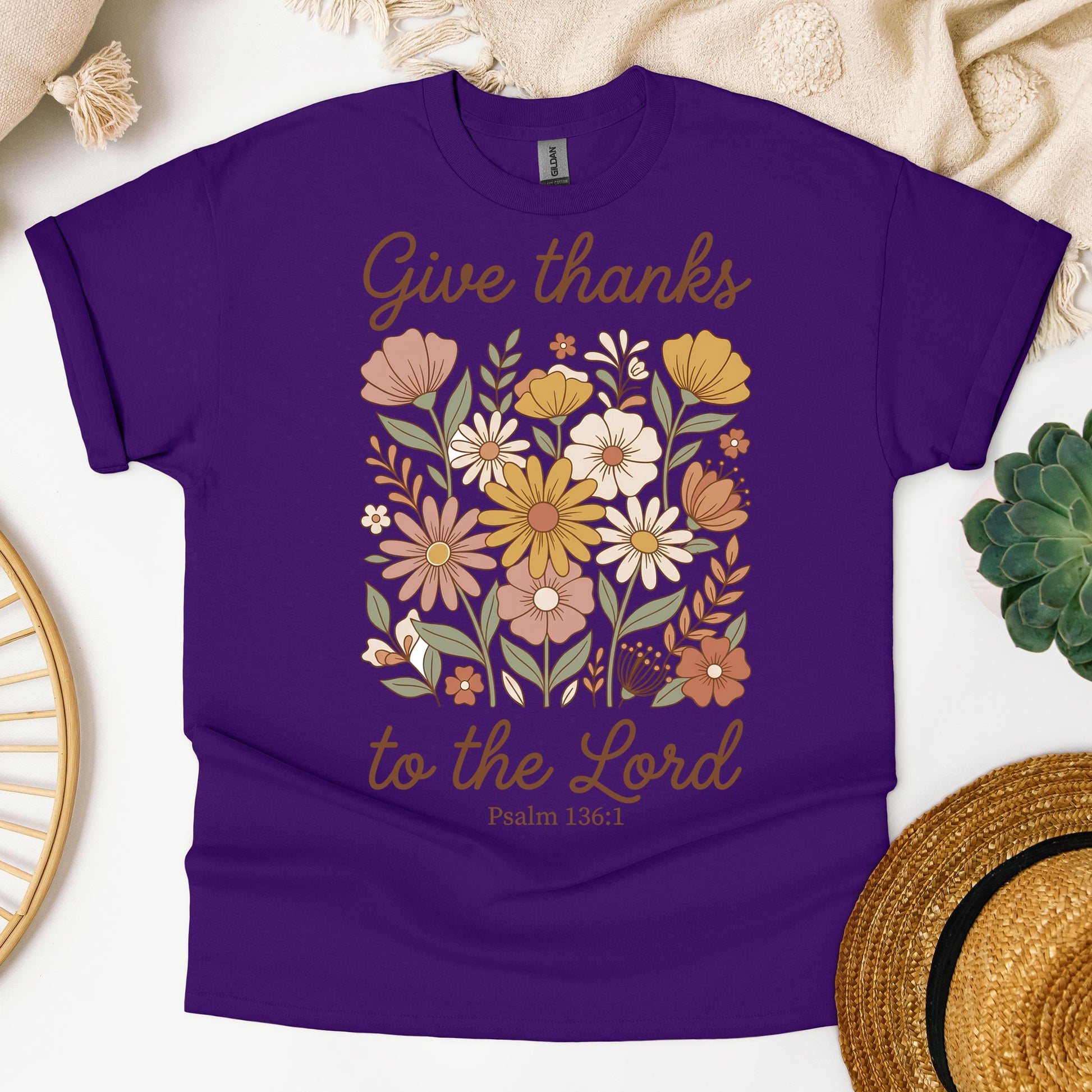 Give Thanks To The Lord Psalm 136.1 04