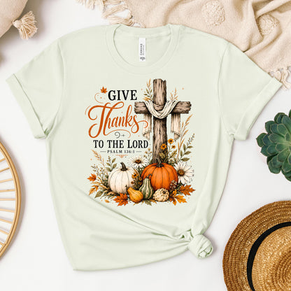 Give Thanks To The Lord Psalm 136.1 05