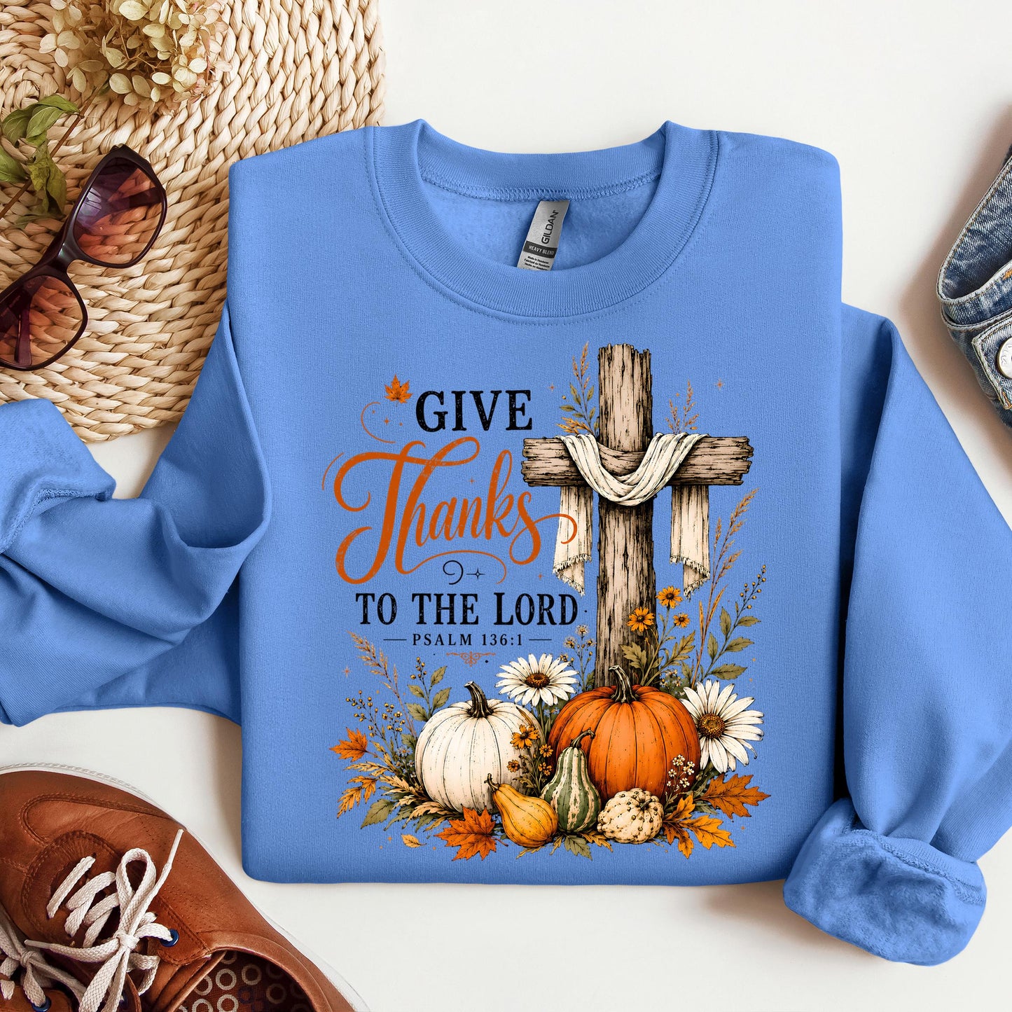 Give Thanks To The Lord Psalm 136.1 05
