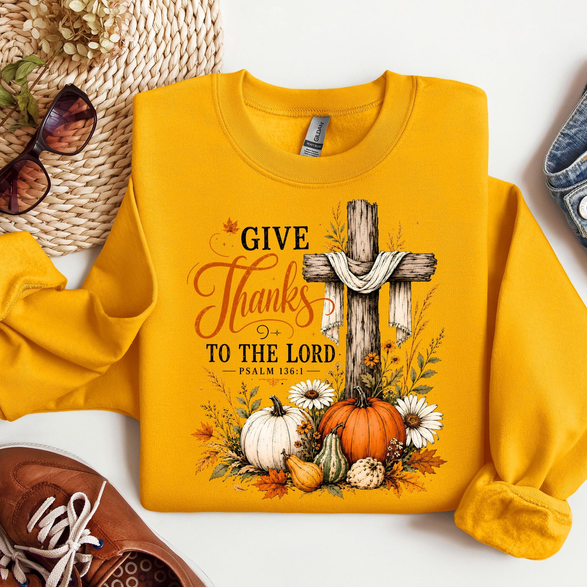Give Thanks To The Lord Psalm 136.1 05