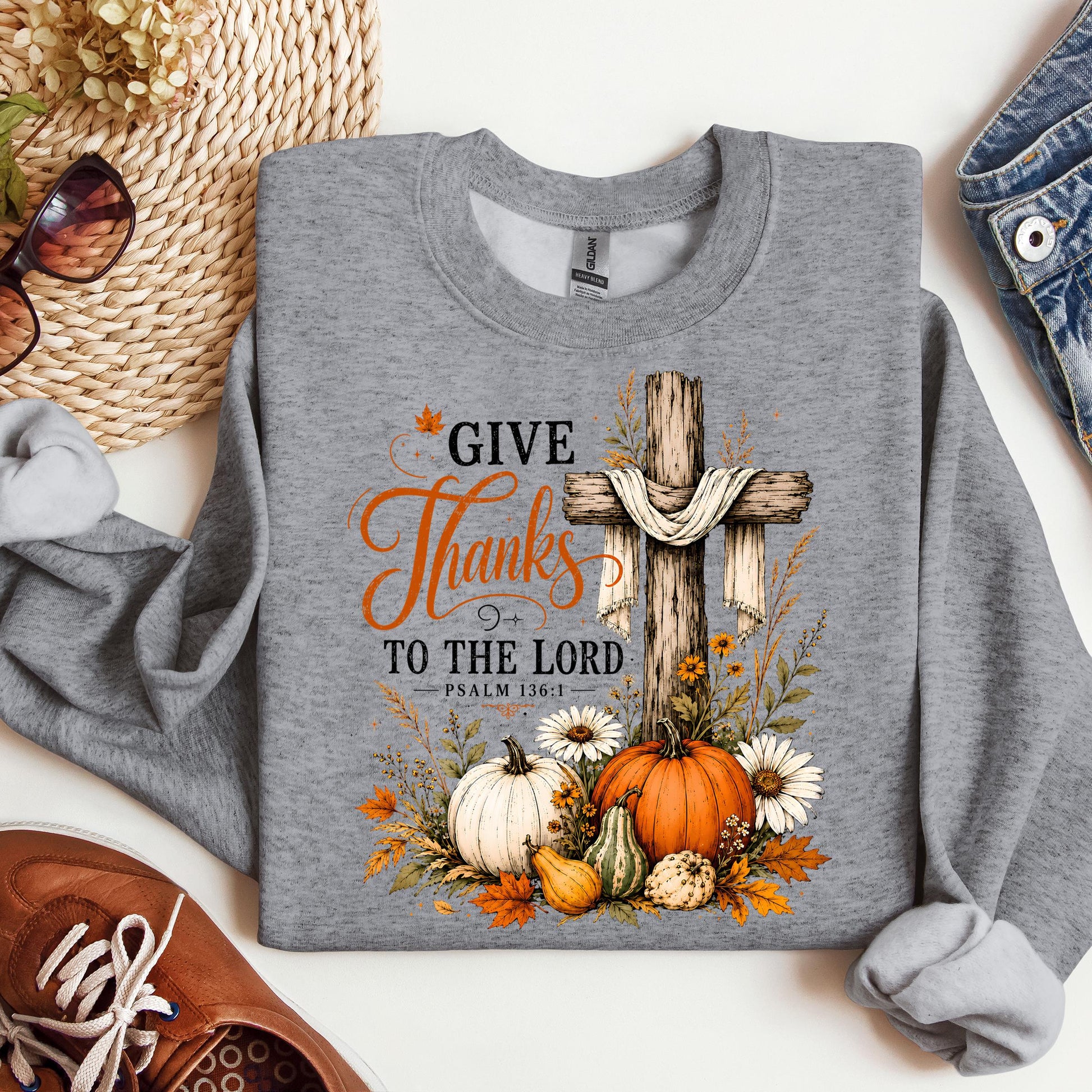 Give Thanks To The Lord Psalm 136.1 05