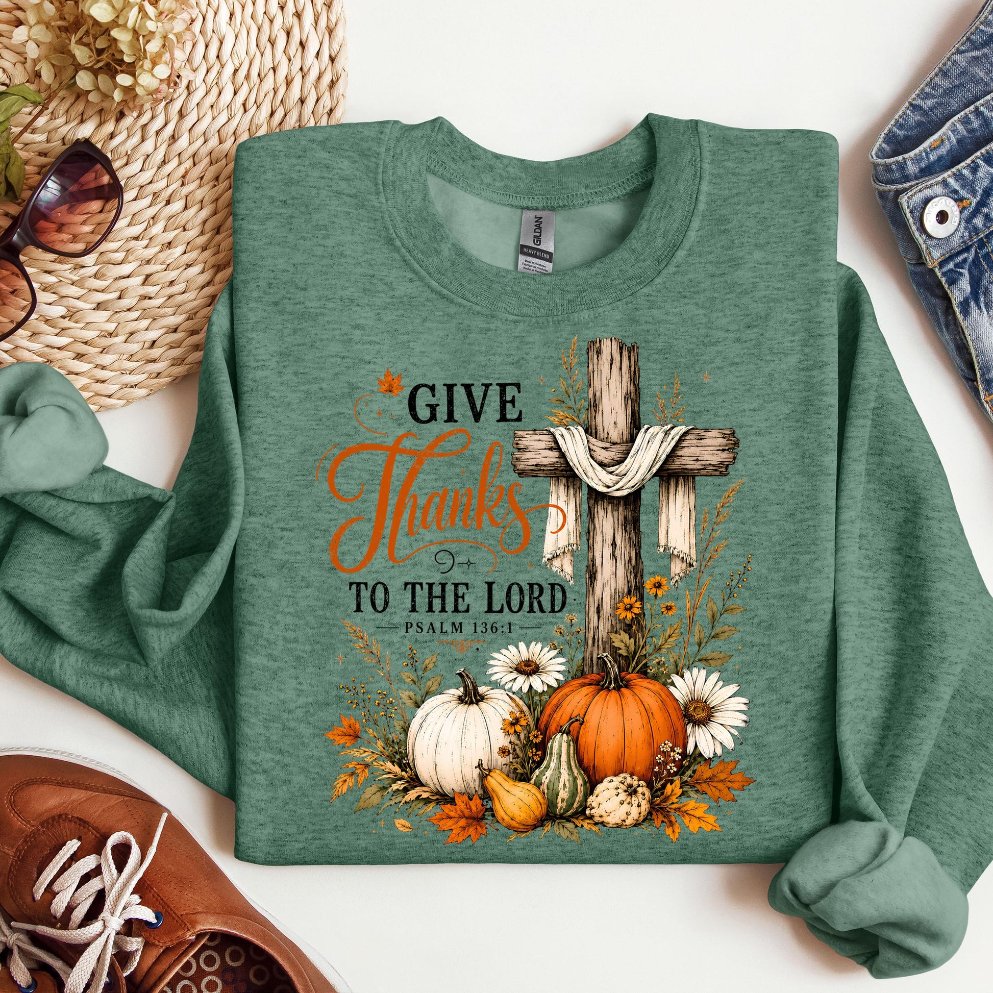 Give Thanks To The Lord Psalm 136.1 05