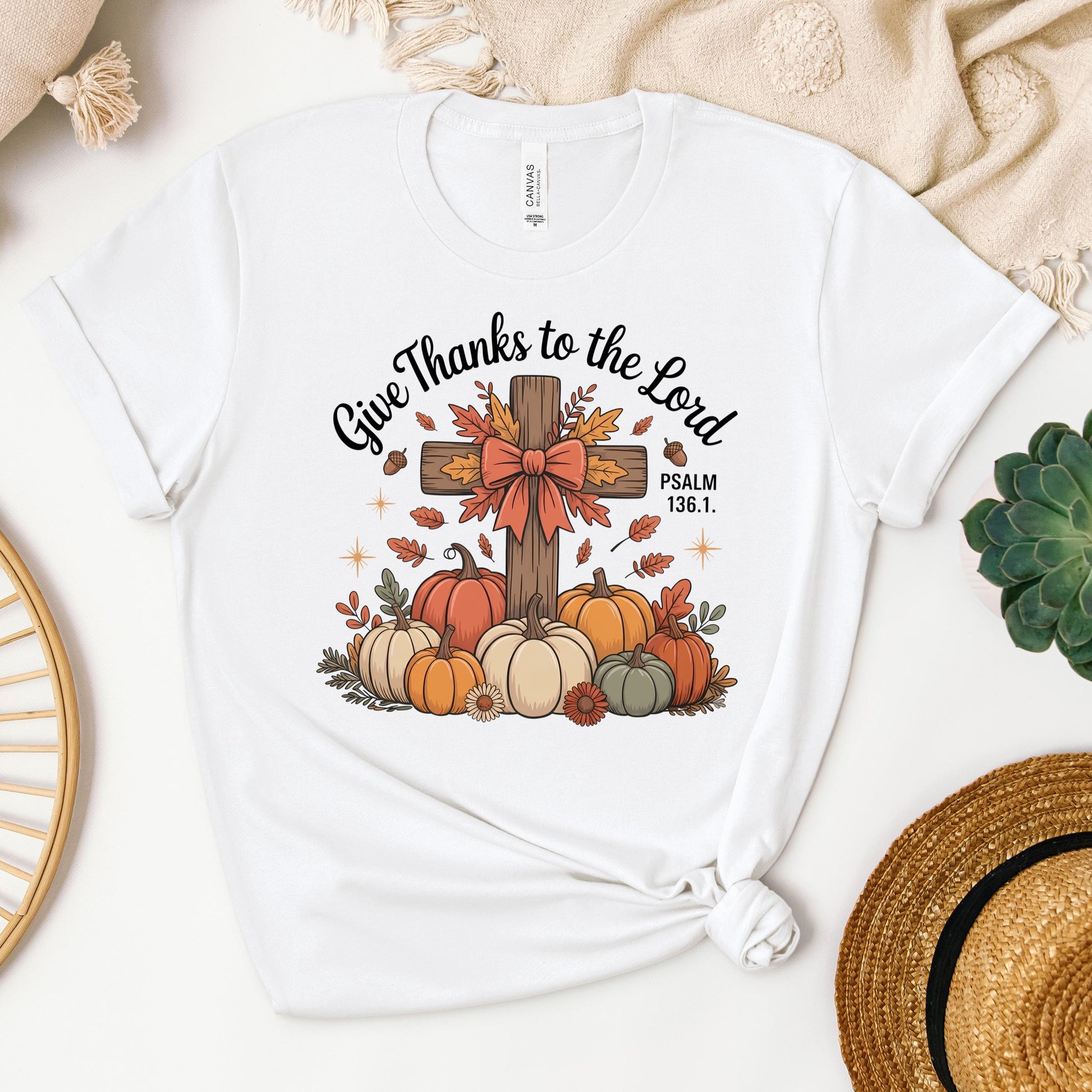 Give Thanks To The Lord Psalm 136.1 06