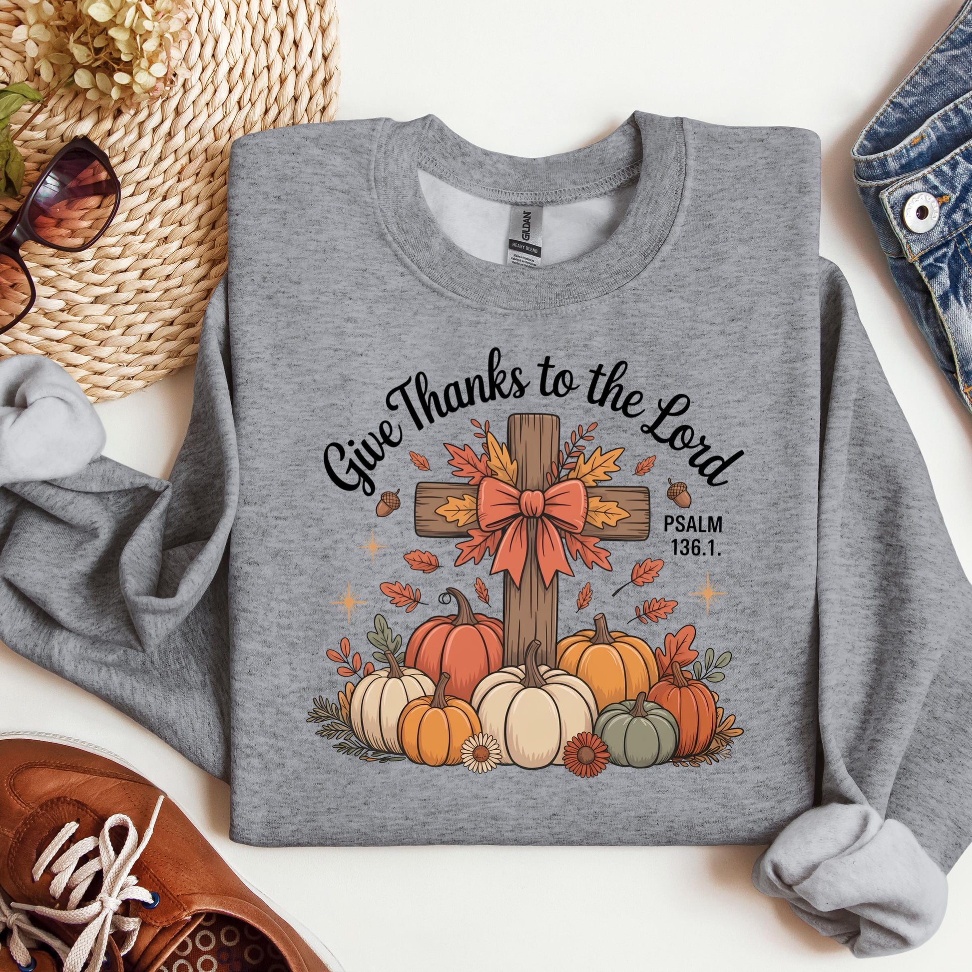 Give Thanks To The Lord Psalm 136.1 06