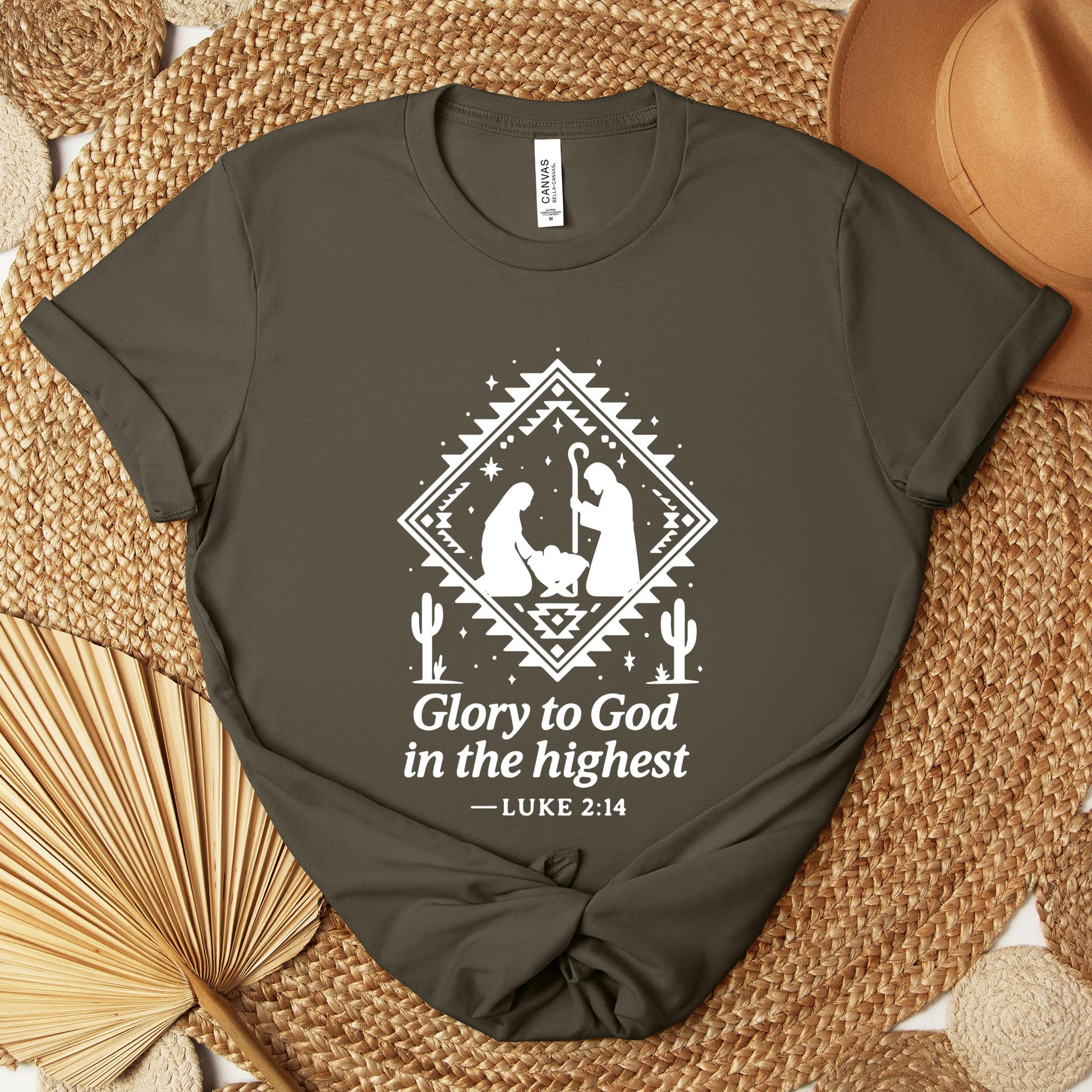 Glory To God In The Highest Luke 2.14 Premium T-shirt