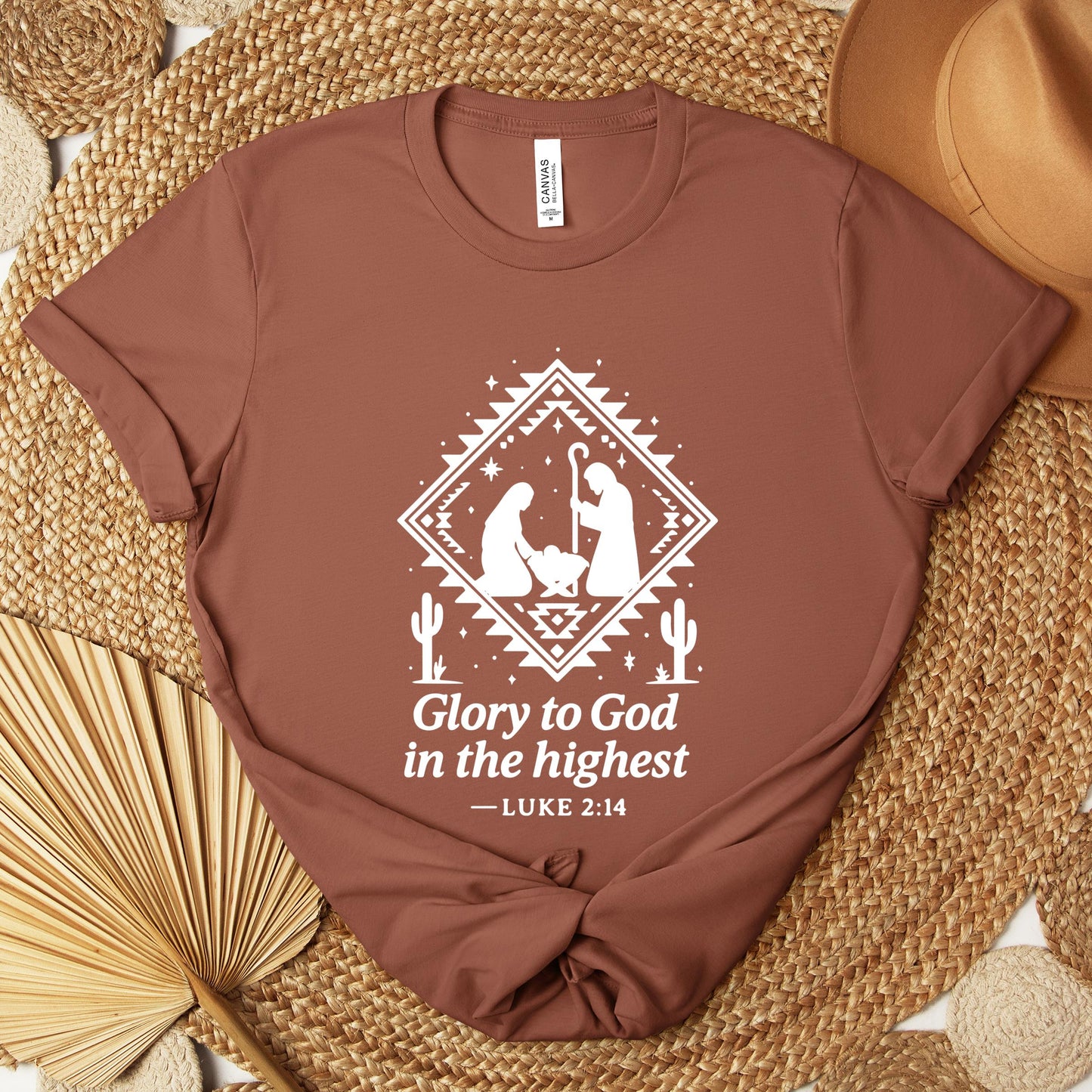 Glory To God In The Highest Luke 2.14 Premium T-shirt