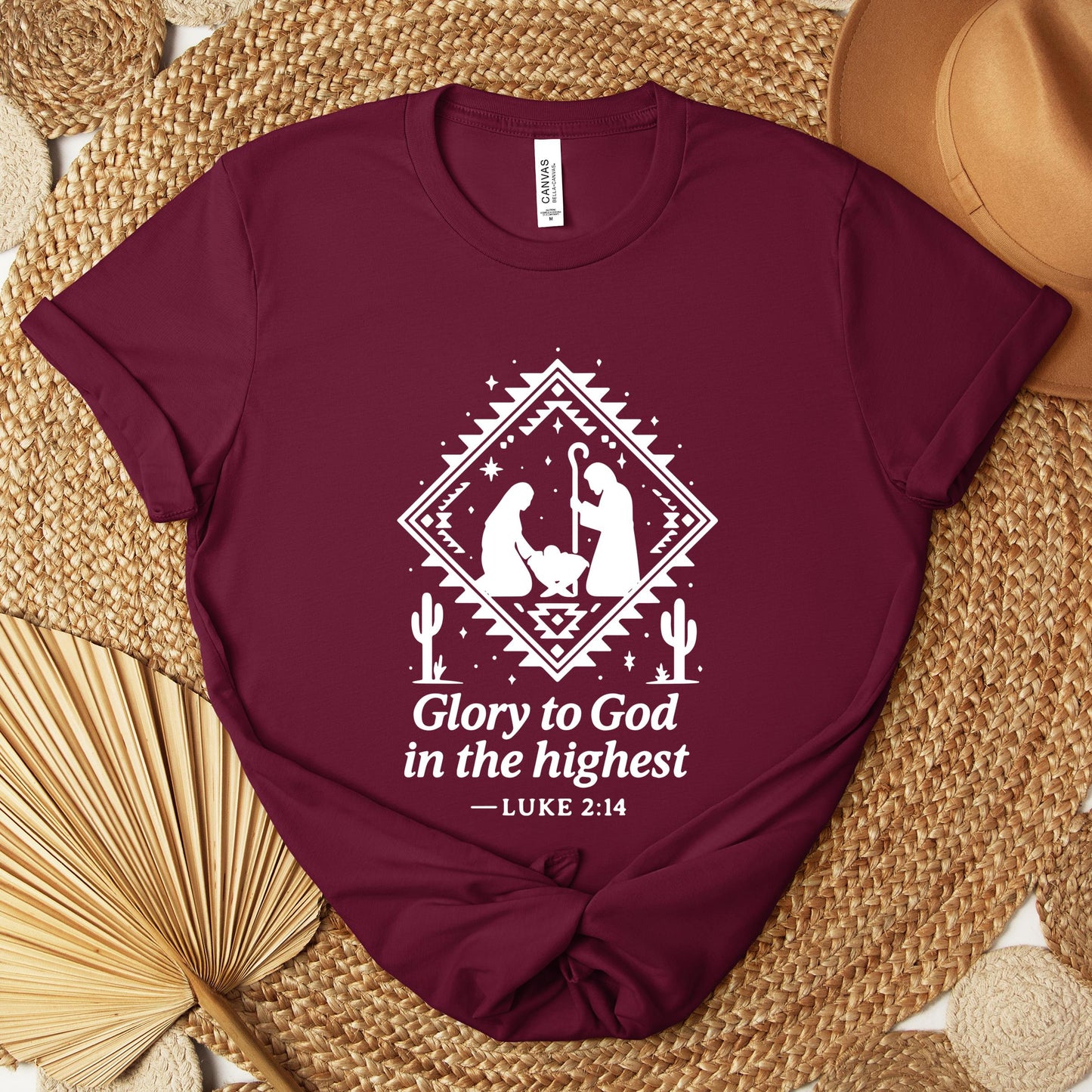 Glory To God In The Highest Luke 2.14 Premium T-shirt