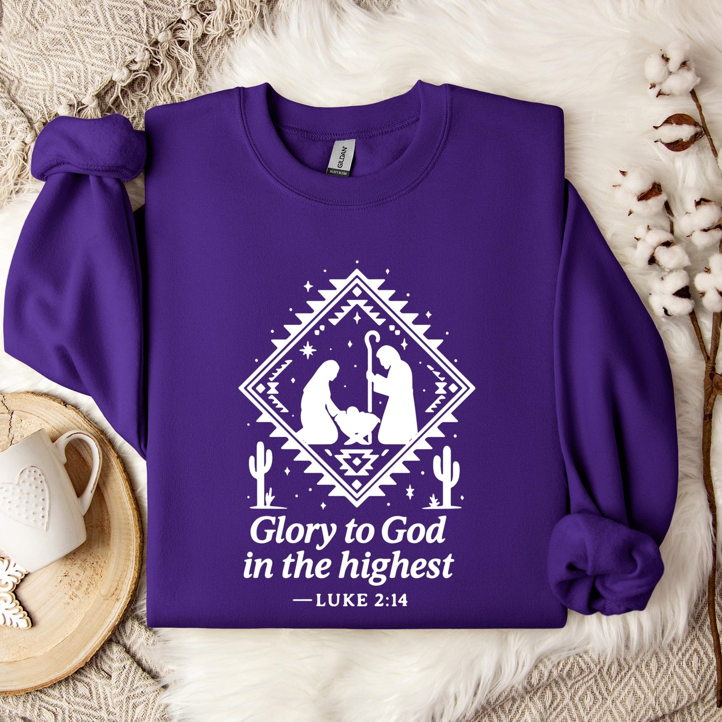 Glory To God In The Highest Luke 2.14 Sweatshirt