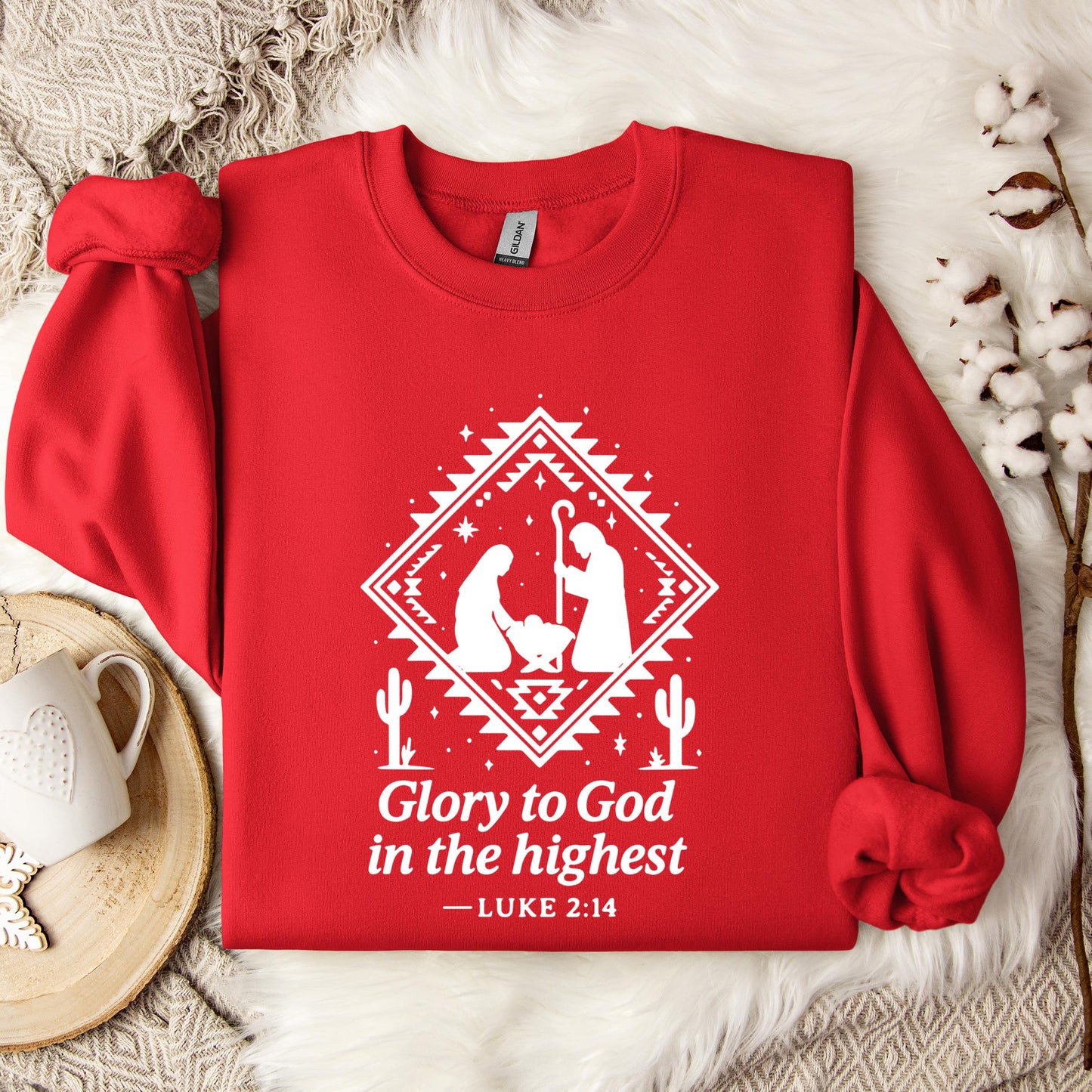 Glory To God In The Highest Luke 2.14 Sweatshirt