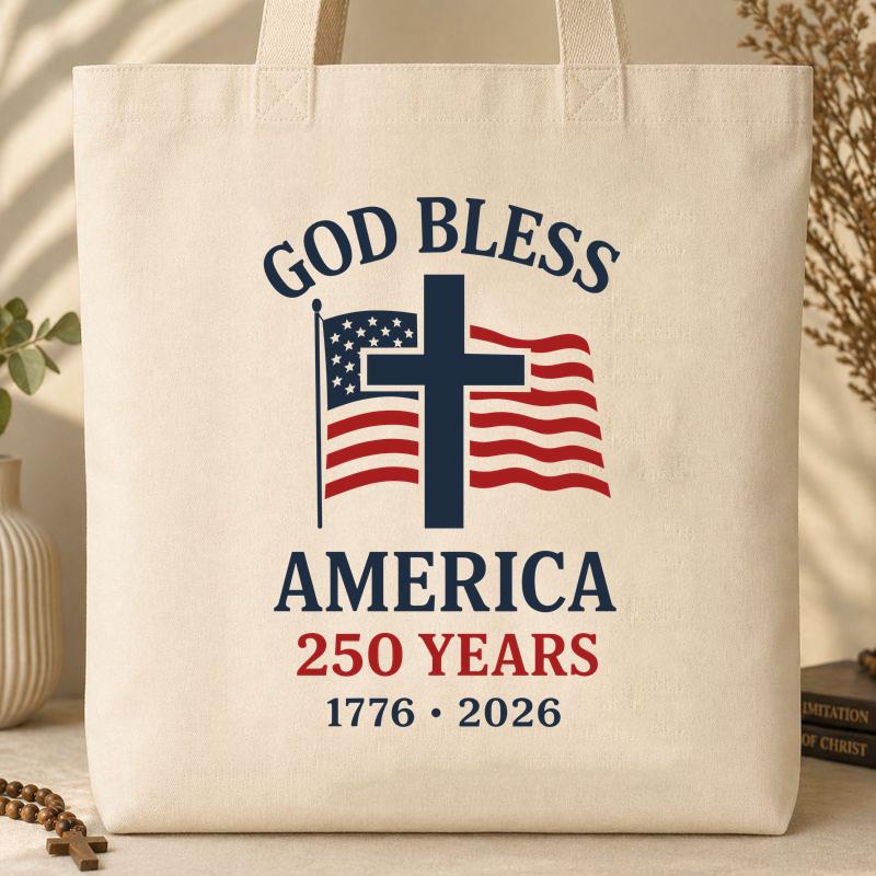 God Bless America 250 Years 03 Tote Bag