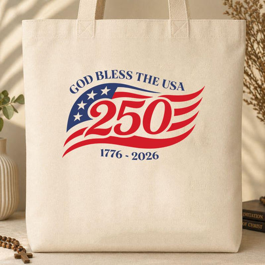 God Bless America 250 Years 04 Tote Bag