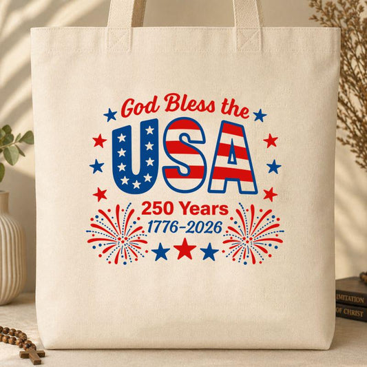 God Bless America 250 Years 05 Tote Bag