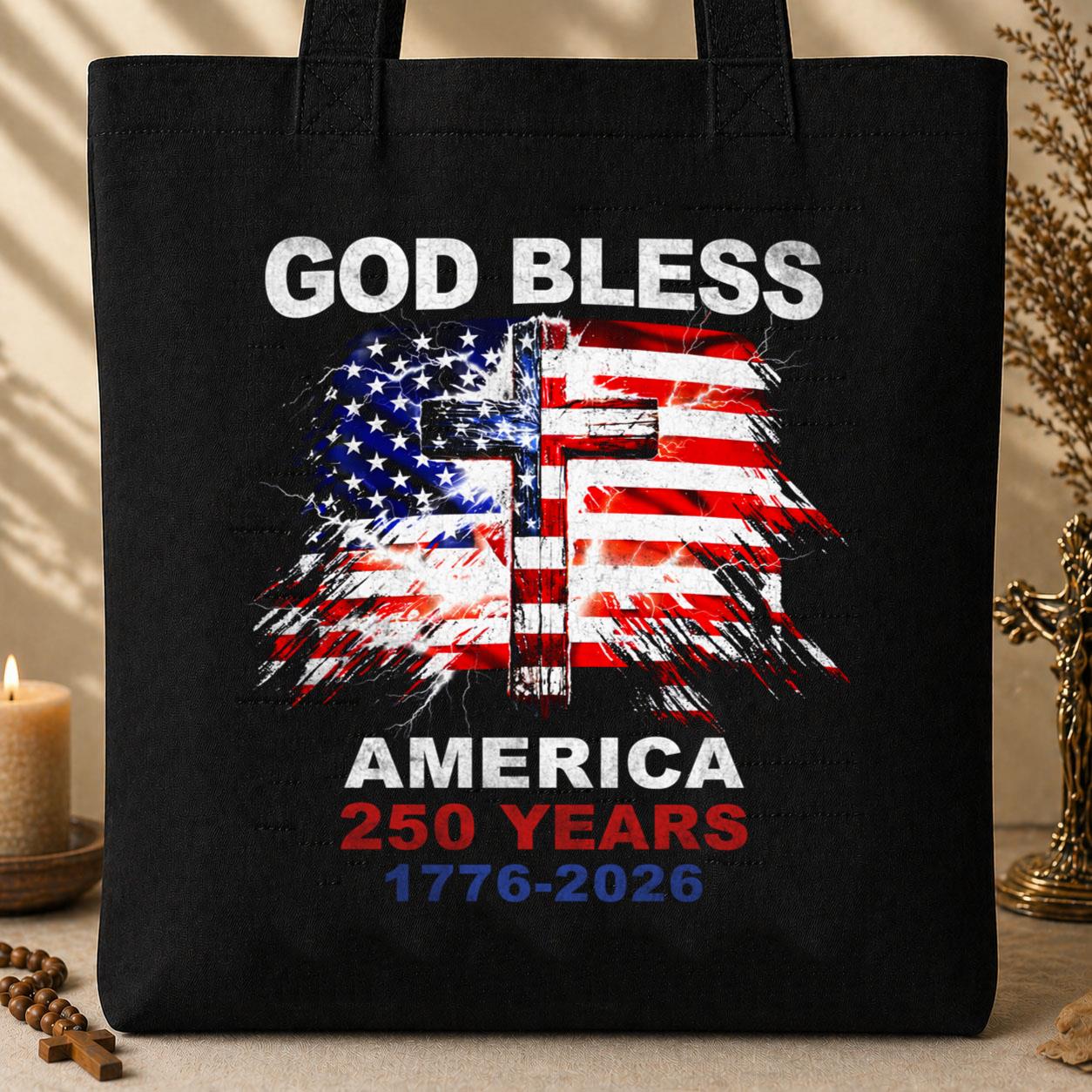 God Bless America 250 Years 09 Tote Bag