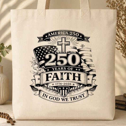 God Bless America 250 Years 10 Tote Bag