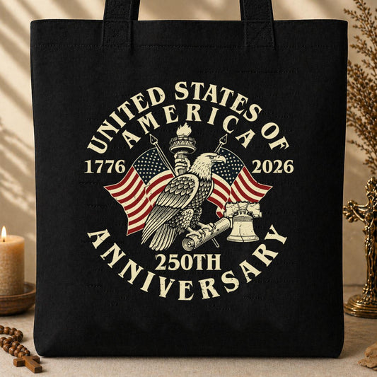 God Bless America 250 Years 16 Tote Bag