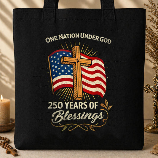 God Bless America 250 Years Tote Bag