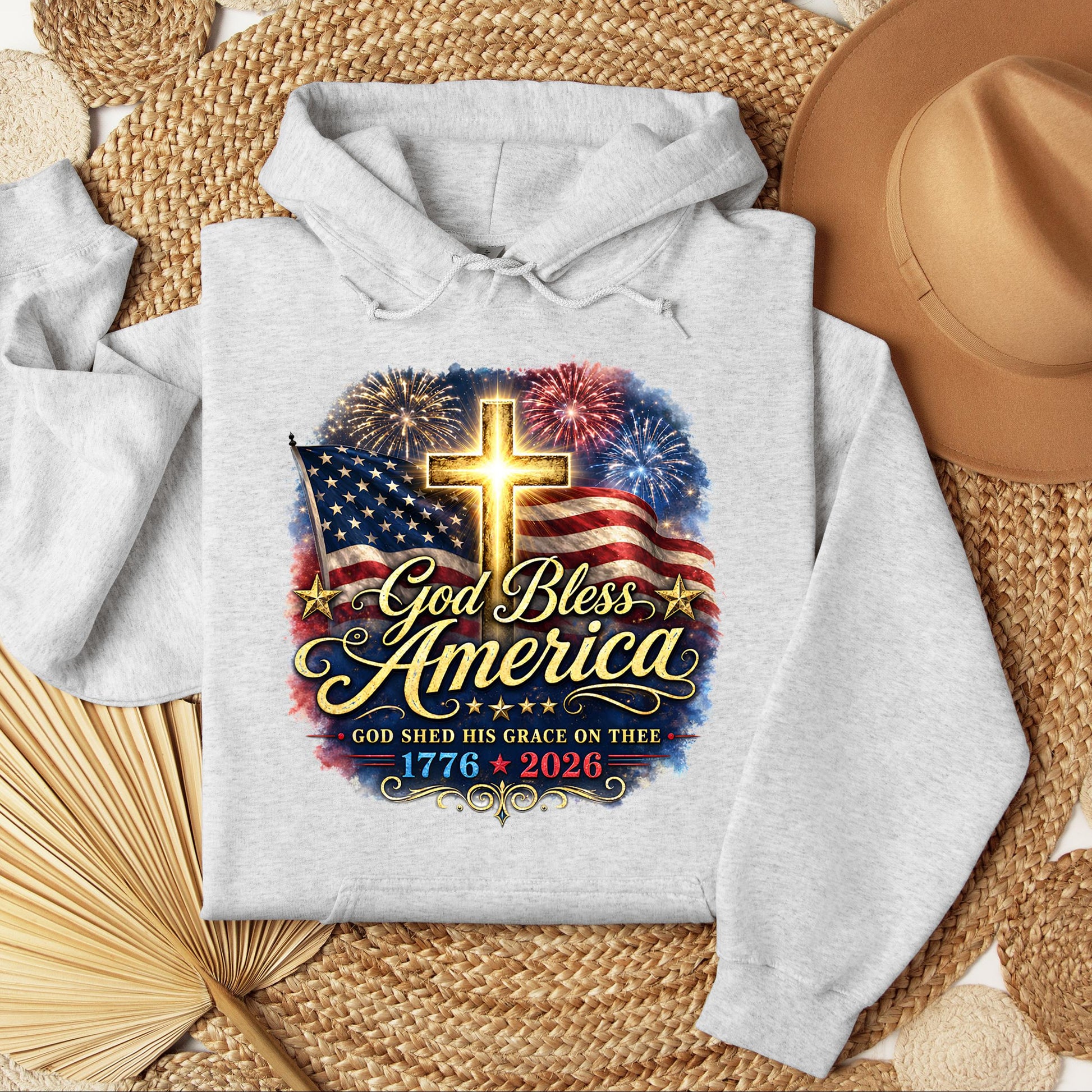God Bless America Shed His Grace On Thee 1776 2026 01