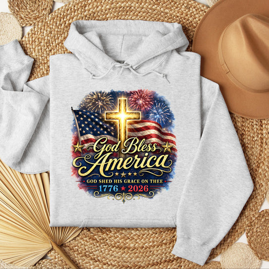 God Bless America Shed His Grace On Thee 1776 2026 01