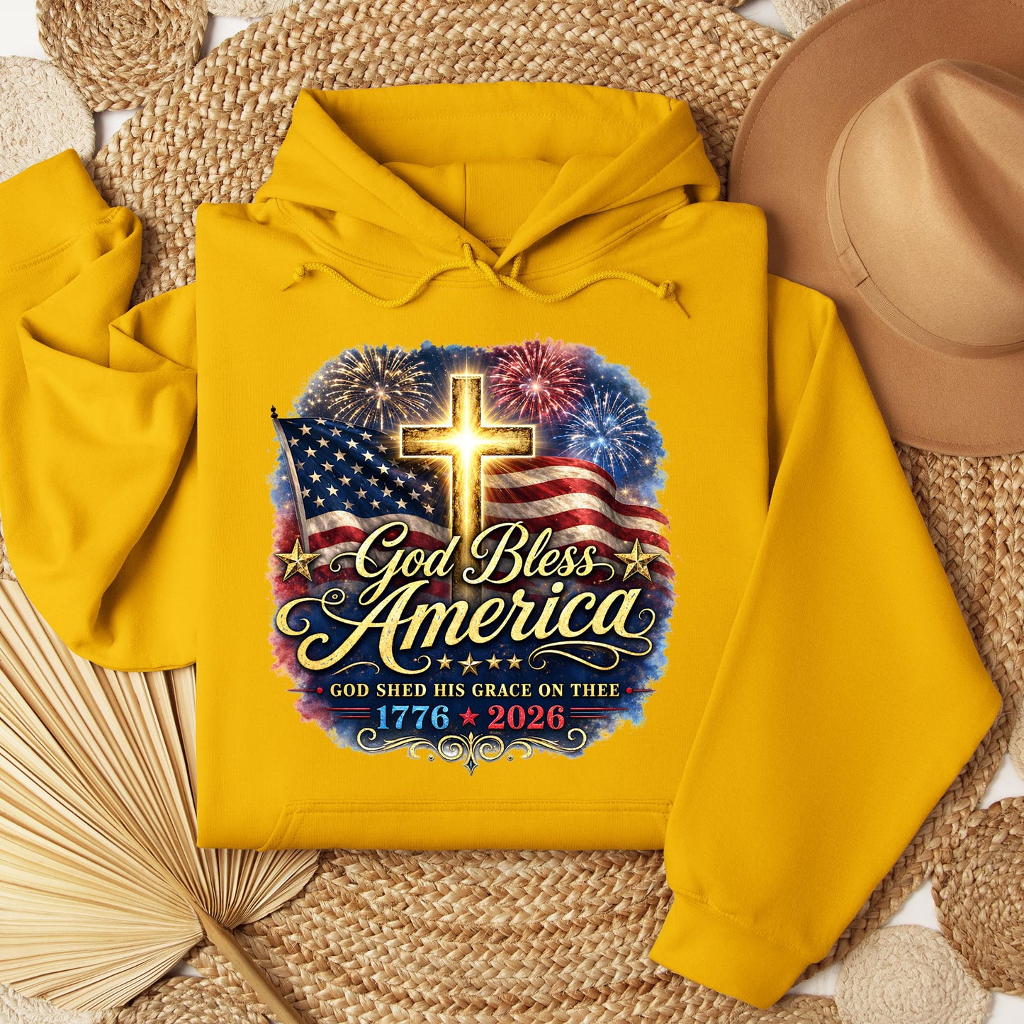God Bless America Shed His Grace On Thee 1776 2026 01