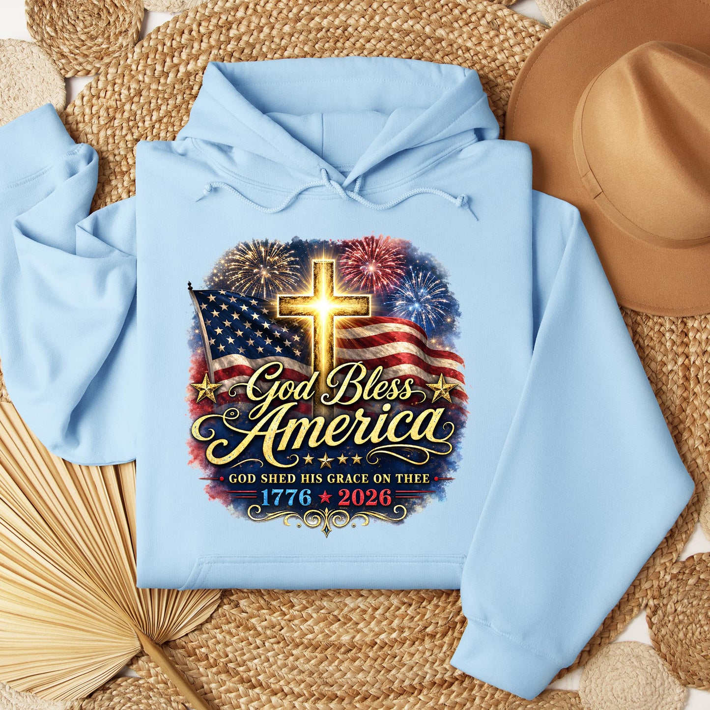 God Bless America Shed His Grace On Thee 1776 2026 01