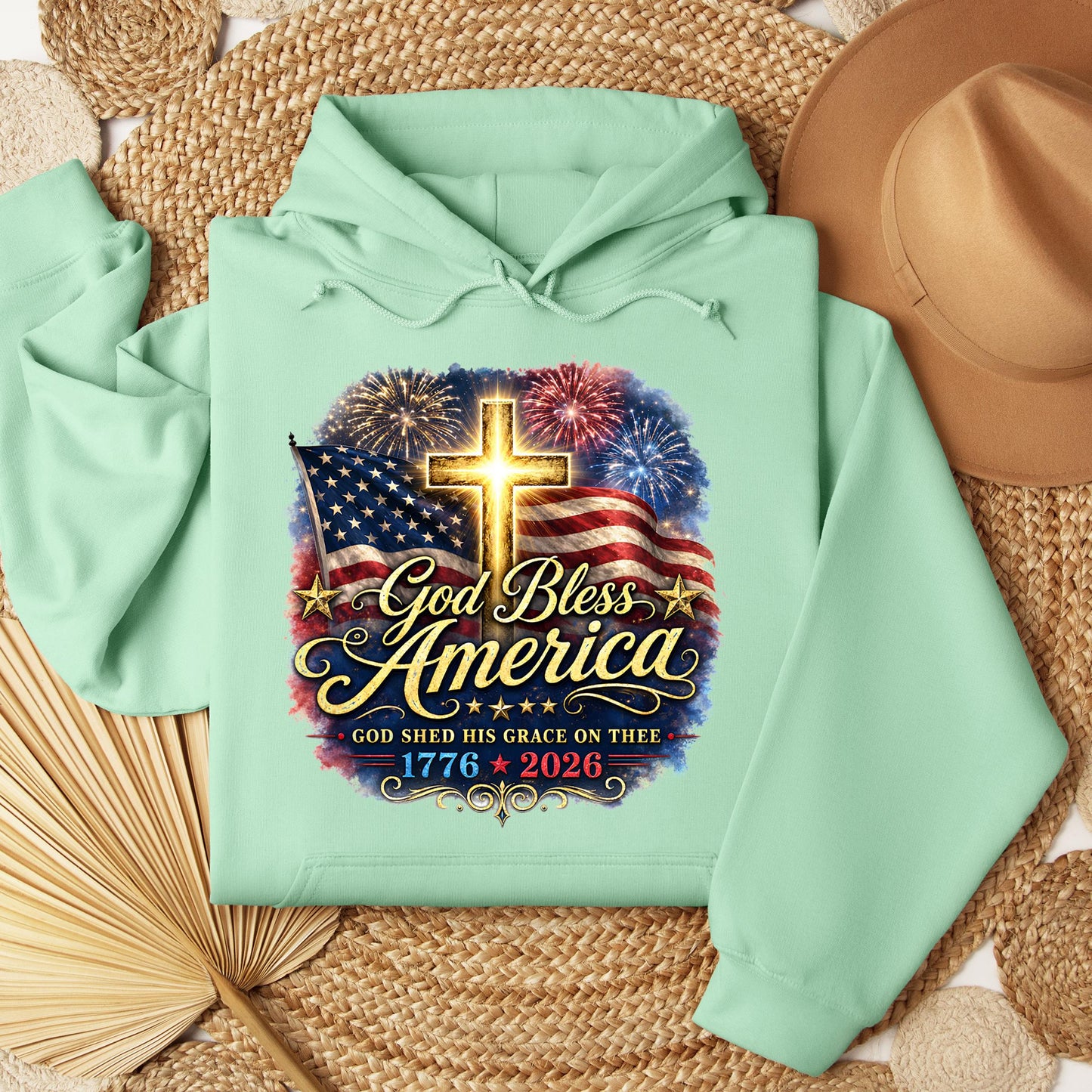 God Bless America Shed His Grace On Thee 1776 2026 01
