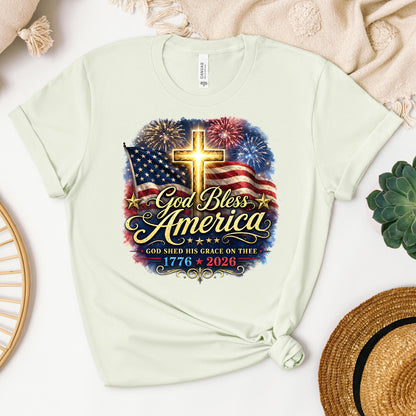 God Bless America Shed His Grace On Thee 1776 2026 01