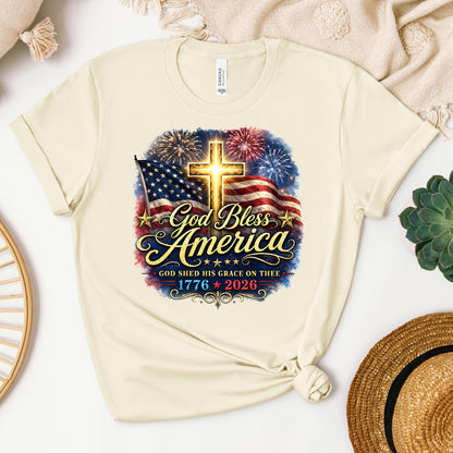 God Bless America Shed His Grace On Thee 1776 2026 01