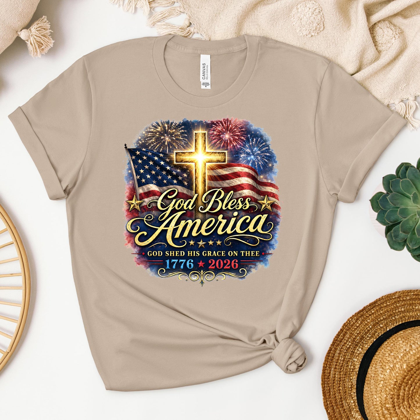 God Bless America Shed His Grace On Thee 1776 2026 01