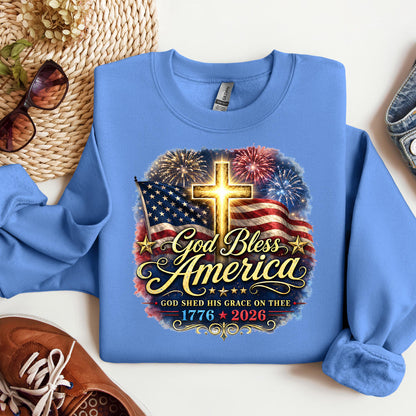 God Bless America Shed His Grace On Thee 1776 2026 01