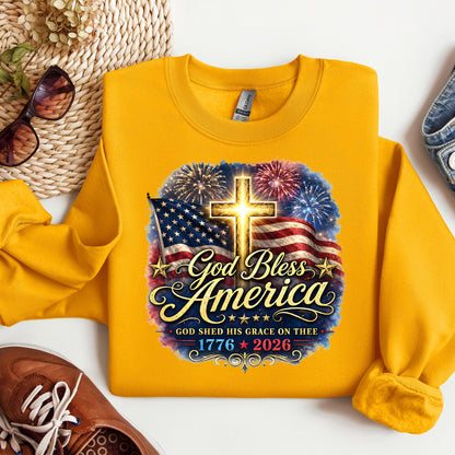 God Bless America Shed His Grace On Thee 1776 2026 01