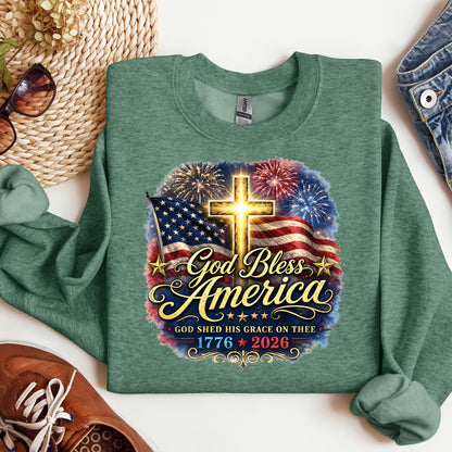 God Bless America Shed His Grace On Thee 1776 2026 01