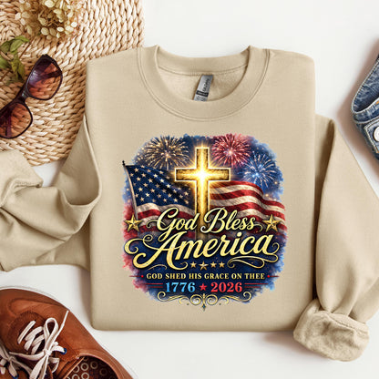 God Bless America Shed His Grace On Thee 1776 2026 01