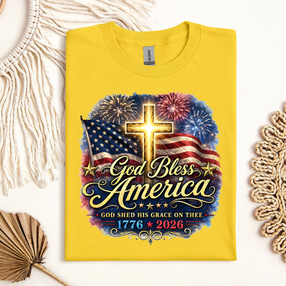 God Bless America Shed His Grace On Thee 1776 2026 01