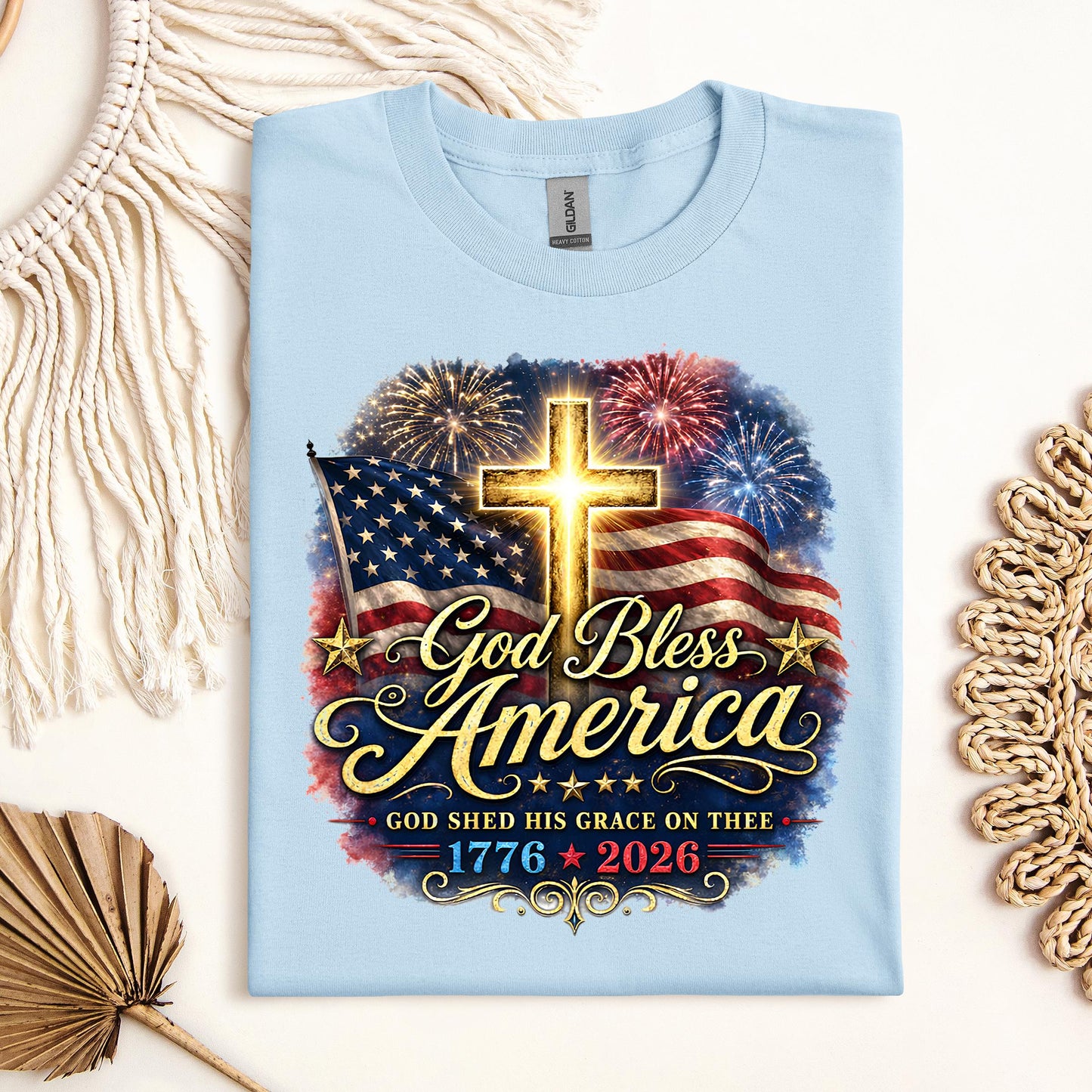 God Bless America Shed His Grace On Thee 1776 2026 01