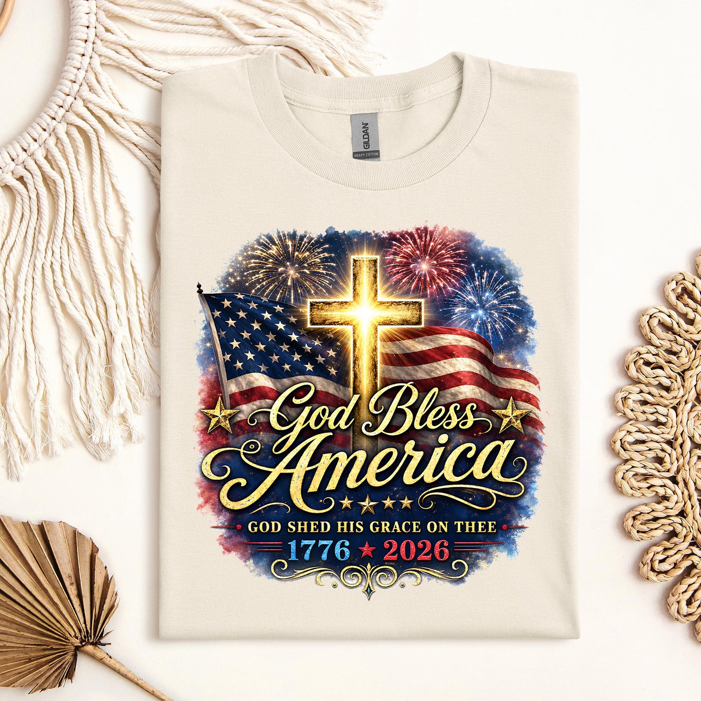God Bless America Shed His Grace On Thee 1776 2026 01