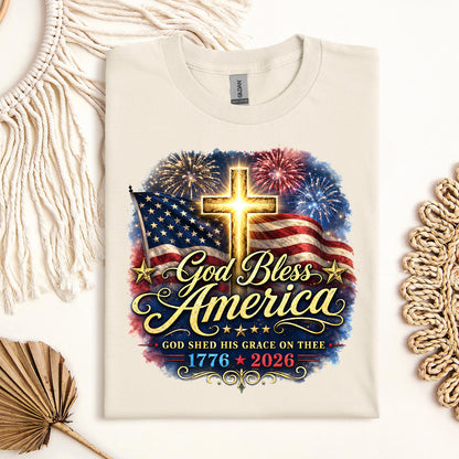 God Bless America Shed His Grace On Thee 1776 2026 01
