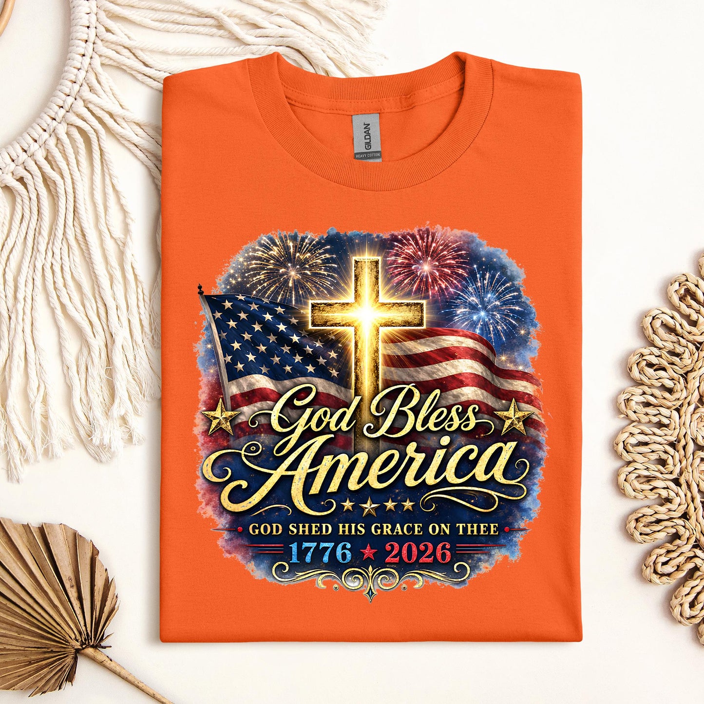 God Bless America Shed His Grace On Thee 1776 2026 01