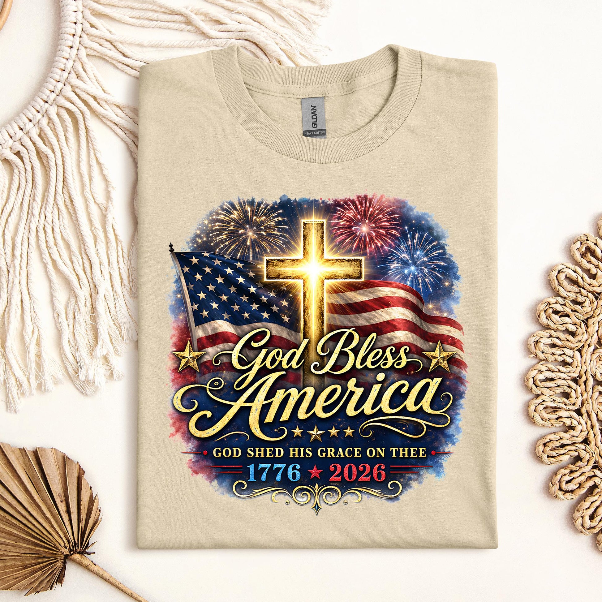 God Bless America Shed His Grace On Thee 1776 2026 01