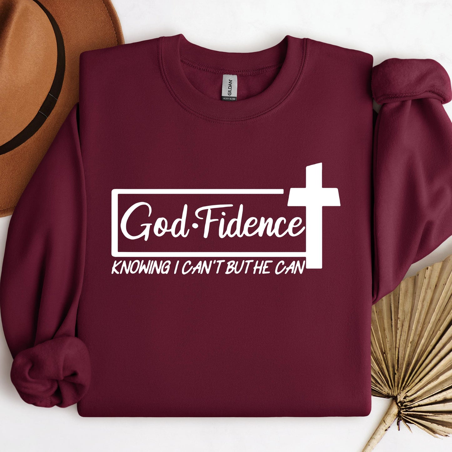God Fidence Knowing I Can't But He Can