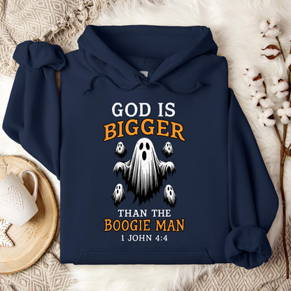 God Is Bigger Than The Boogie Man 1 John 4.4 Hoodie